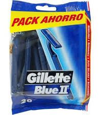 Gillette Blue II Disposable Machines 20 pcs