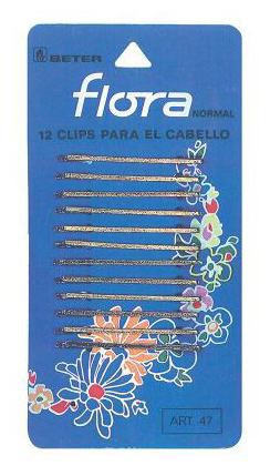 Beter 12 bobby pins FLORA, gold