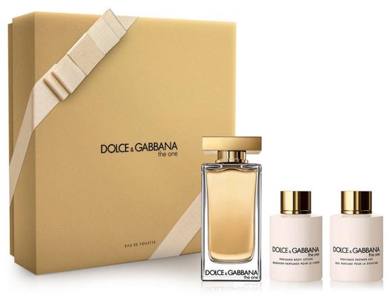 Dolce & Gabbana The One for Women eau de toilette + body lotion + shower gel