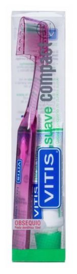 Vitis Compact Soft Toothbrush + Aloe 15 ml