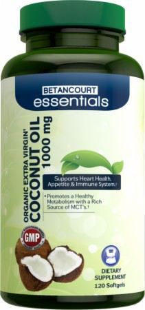 Betancourt Essentials Coconut Oil 1000 mg 120 Softgels