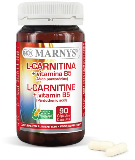Marnys L-Carnitine + Vitamin B5 90 Capsules