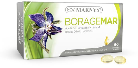 Marnys Boragemar Borage Oil 60 capsules x 500 mg