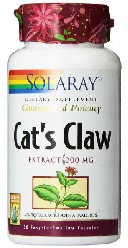 Solaray Cat's Claw 200 mg 30 Capsules
