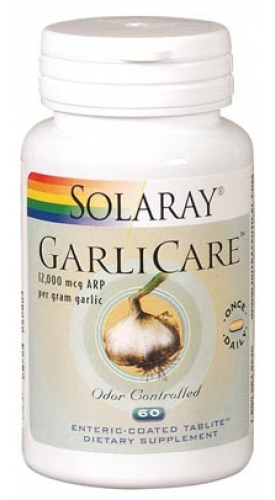 Solaray Garlicare Deodorized 60 Tablets