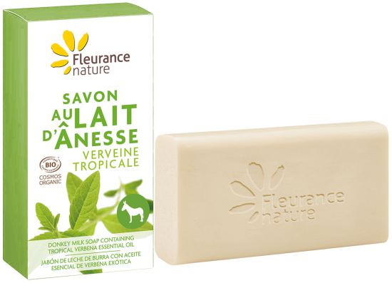 Fleurance Nature Donkey Milk Soap with Exotic Verbena Essential Oil