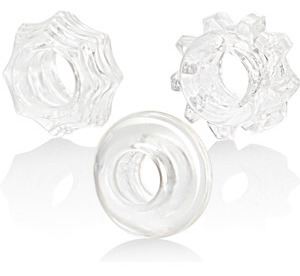 Calexotics Three Clear Reversible Rings Kit