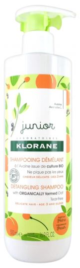Klorane Junior Detangling Shampoo with Peach Extract 500 ml